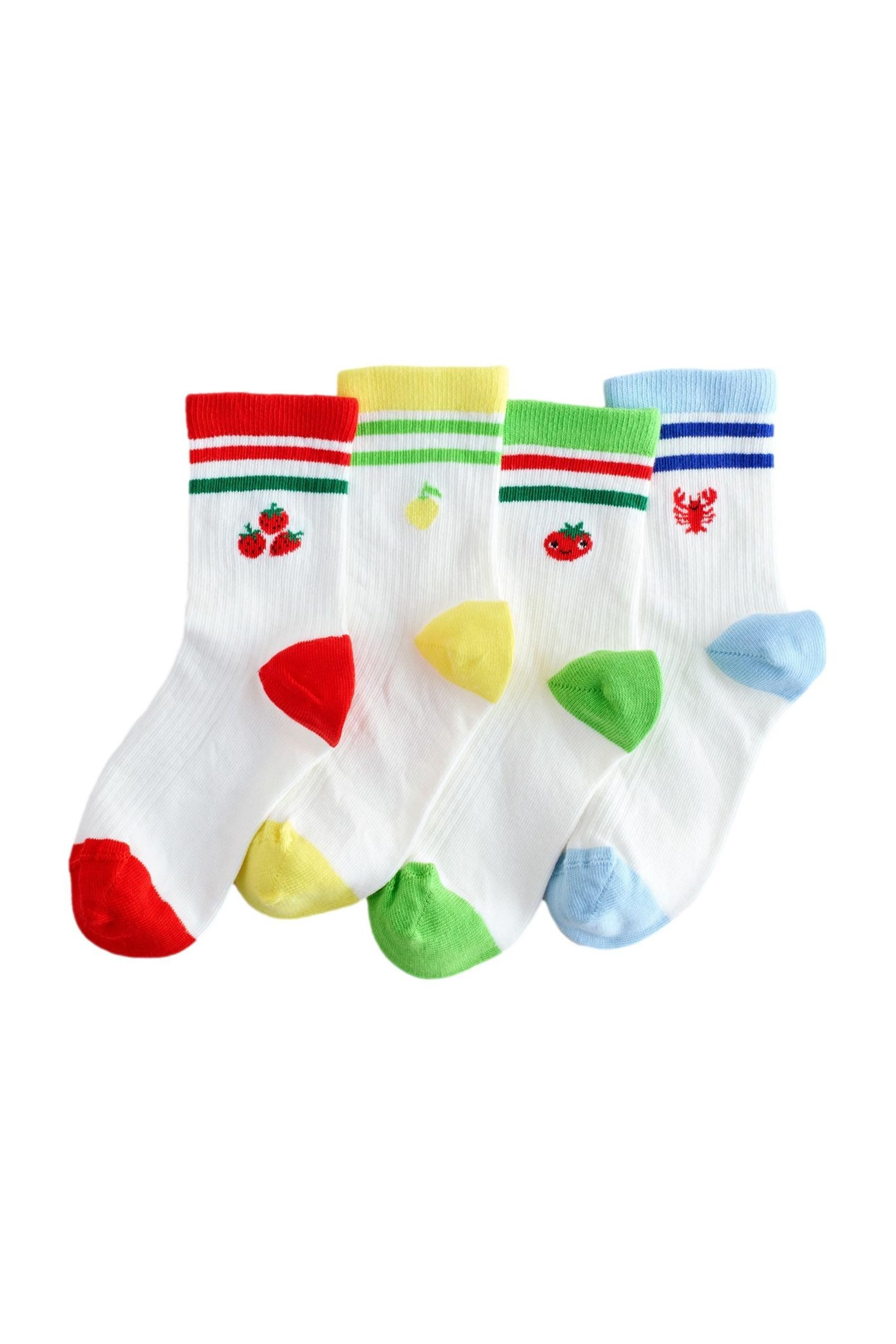 Next Kurzsocken Gerippte Knöchelsocken, 4er-Pack (4-Paar)