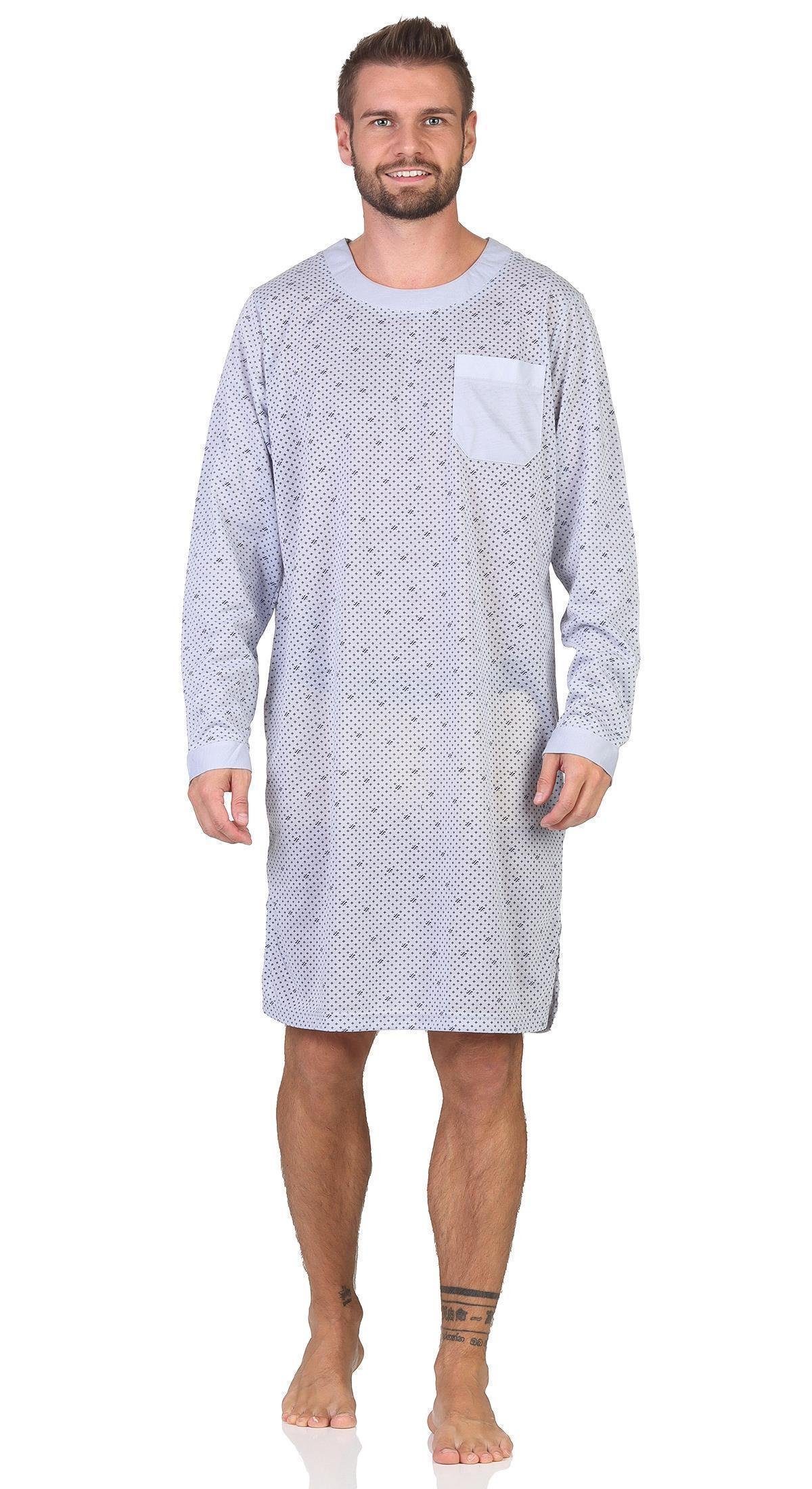 EloModa Nachthemd Herren Nachthemd mit langen günstig online kaufen