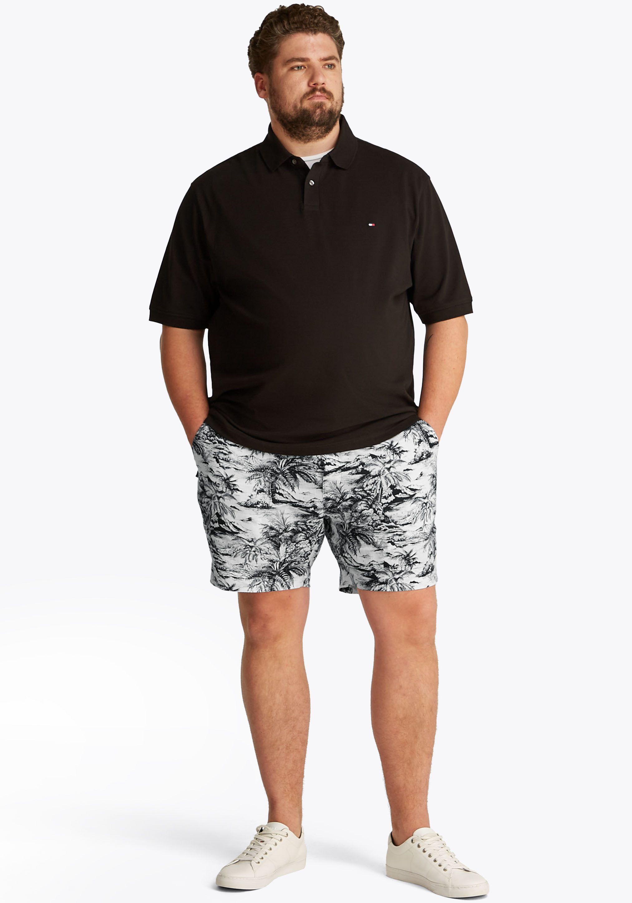 Tommy Hilfiger Big & Tall Chinoshorts BT-BROOKLYN 7 INCH PRT SHORT-B Große Größen, mit Allover-Druck