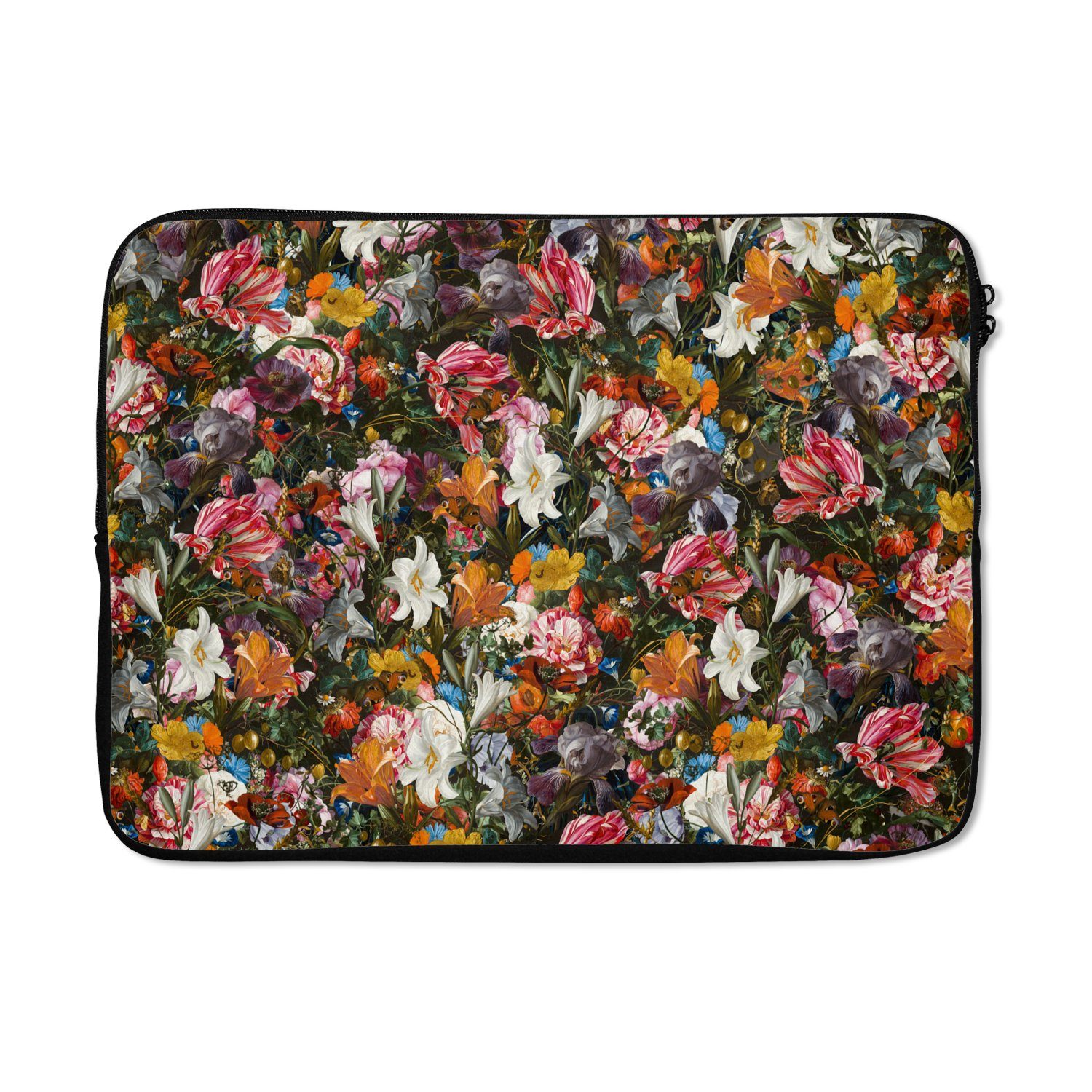 MuchoWow Laptop-Hülle Blumen - Schmetterling - Design - Kunst - Abstrakt - Malerei - Alte Me 14 Zoll, Schutzhülle für Laptop, Schutz gegen Kratzern, Laptoptasche