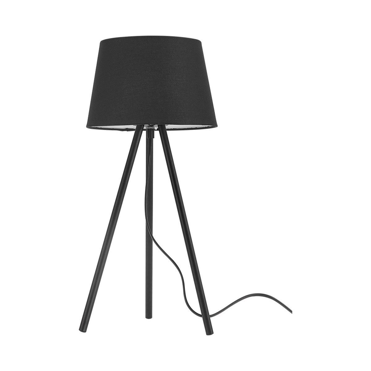 Braytron LED Stehlampe Moderne LED Stehleuchte mit 3-Bein Design und satiniertem Schirm, ohne Leuchtmittel, E27 Fassung (ohne Leuchtmittel), Fußschalter