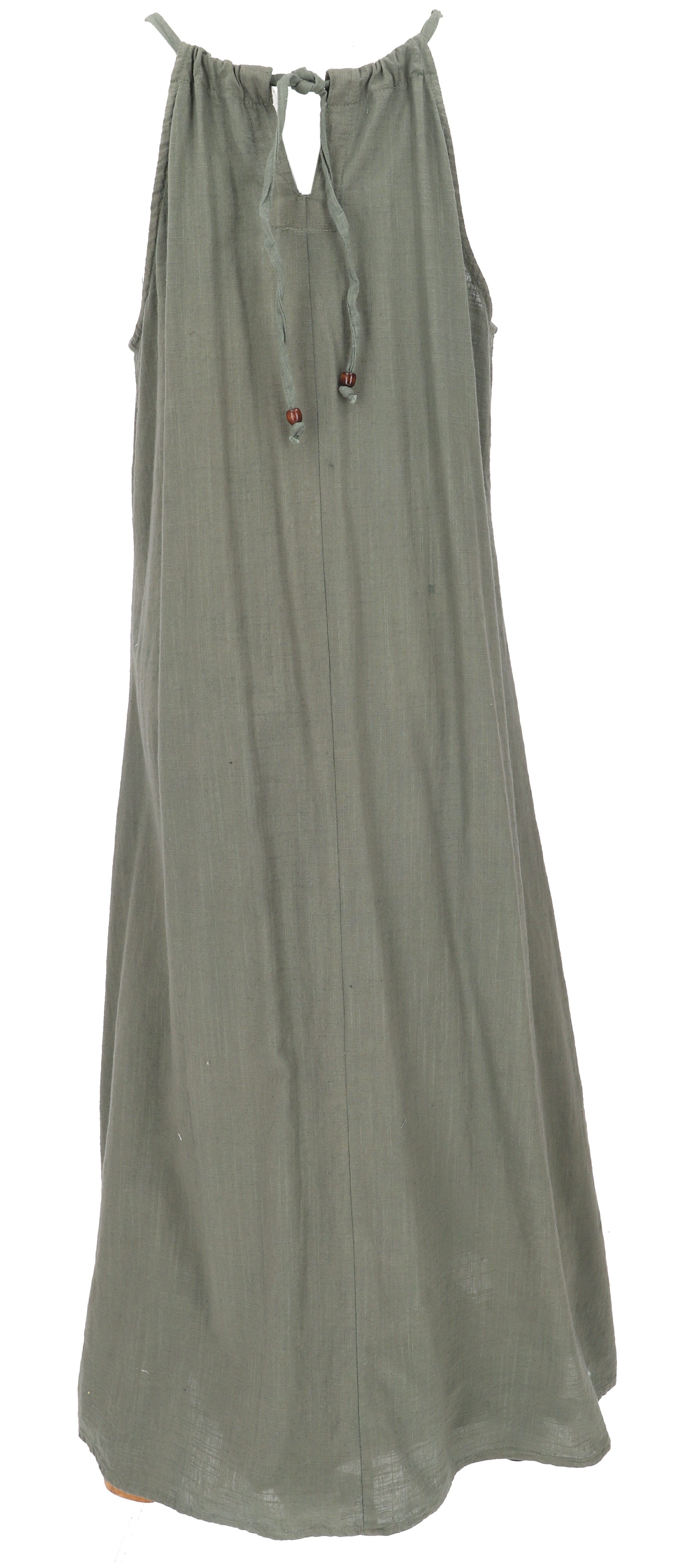 Guru-Shop Midikleid Natürliches Boho Sommerkleid, alternatives.. alternative Bekleidung