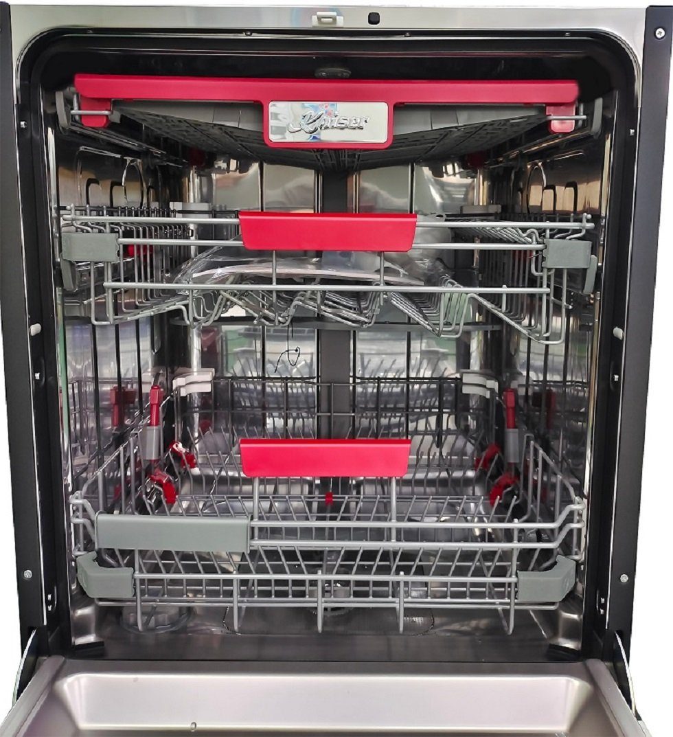 Kaiser Küchengeräte vollintegrierbarer Geschirrspüler S 60 U 88 XL Em, 14 Maßgedecke, Retro Unterbau Spülmaschine 60cm+Kaffeemaschine,19 bar