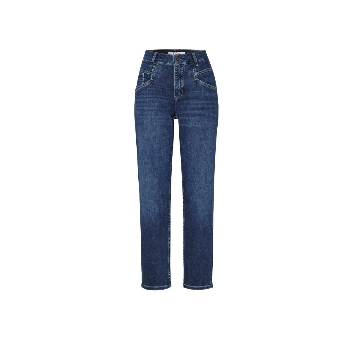 TONI 5-Pocket-Jeans blau (1-tlg) mid used blue