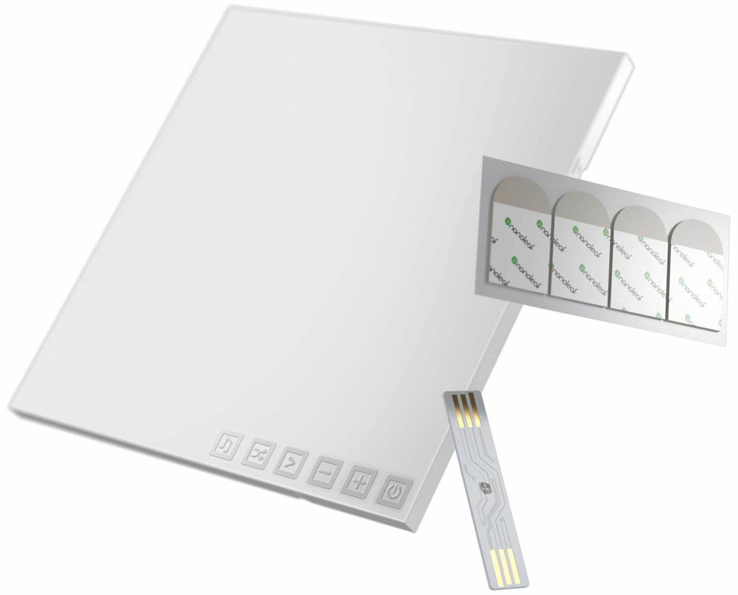 fest Canvas, LED Farbwechsler Dimmfunktion, nanoleaf LED integriert, Panel