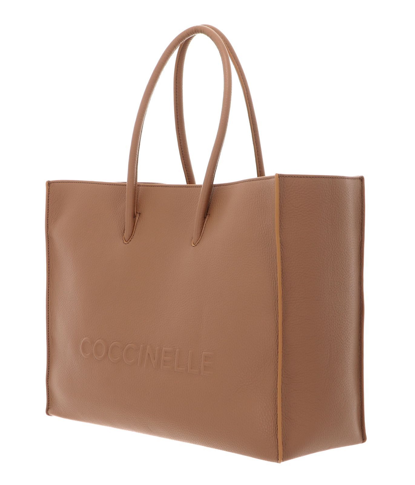 COCCINELLE Schultertasche Handbag Grained Leather, aus echtem Rindsleder