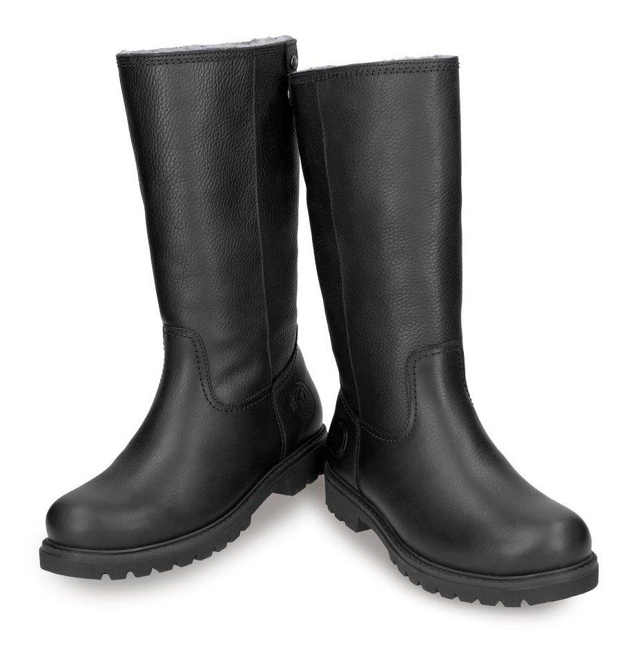 Bambina Winterstiefel schwarz Optik Panama klassischer in Jack