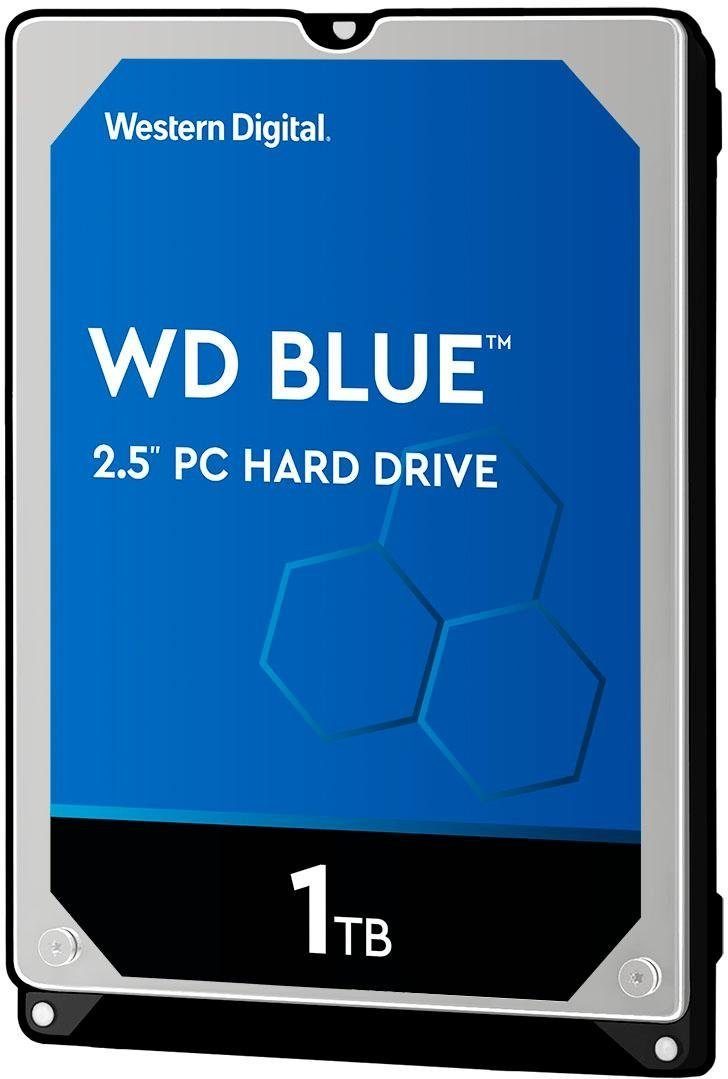 Western Digital WD Blue Mobile interne HDD-Festplatte (1 TB) 2,5", Bulk,  Anschluss: 1x 15-Pin Stromanschluss, 1x SATA/600