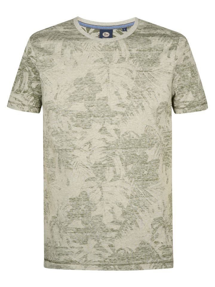 Petrol Industries T-Shirt - Kurzarmshirt mit All-Over Print günstig online kaufen