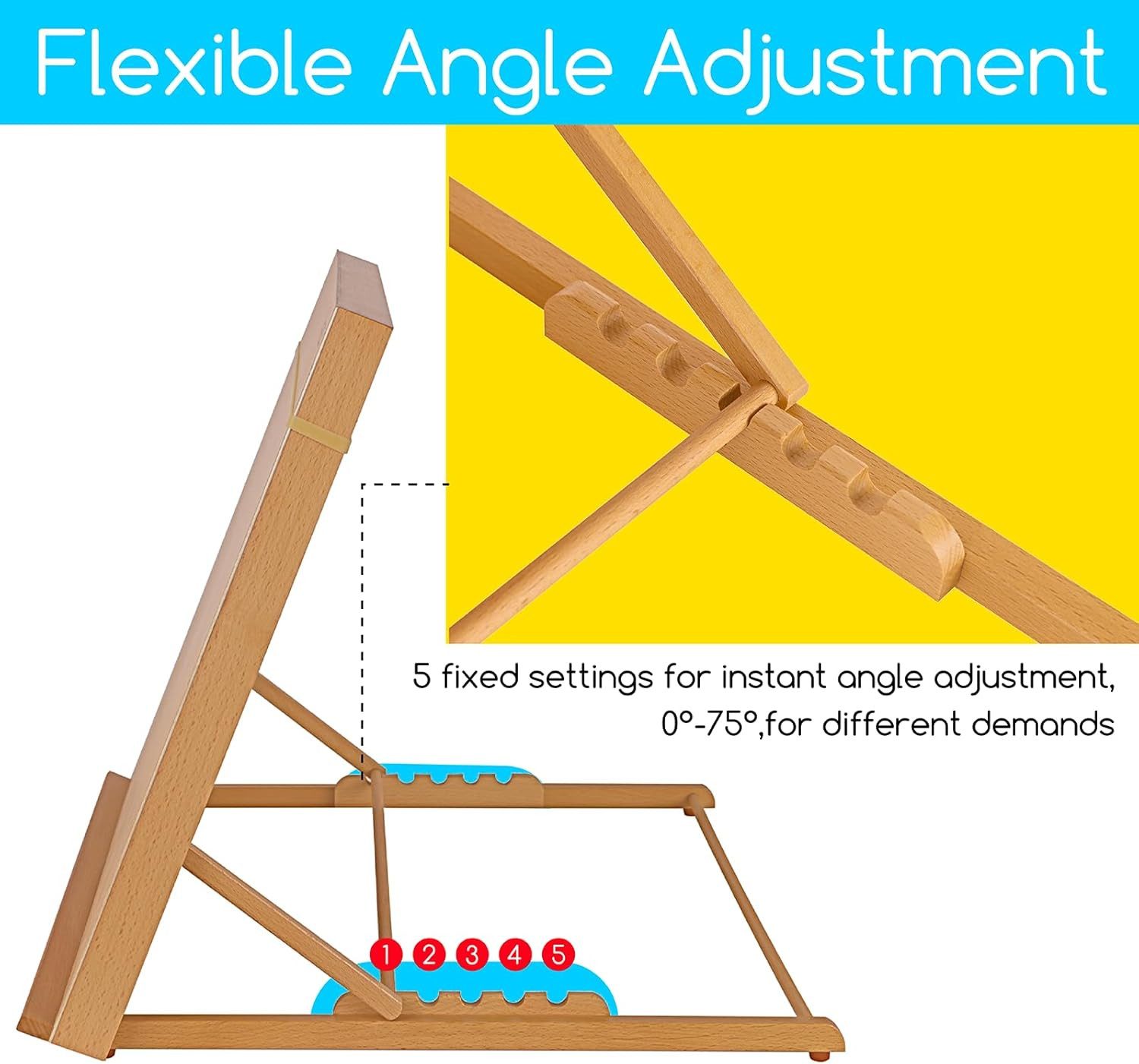 TSE Tischstaffelei MEEDEN SF A2-C Tischstaffelei – Robuste und Verstellbare Staffelei