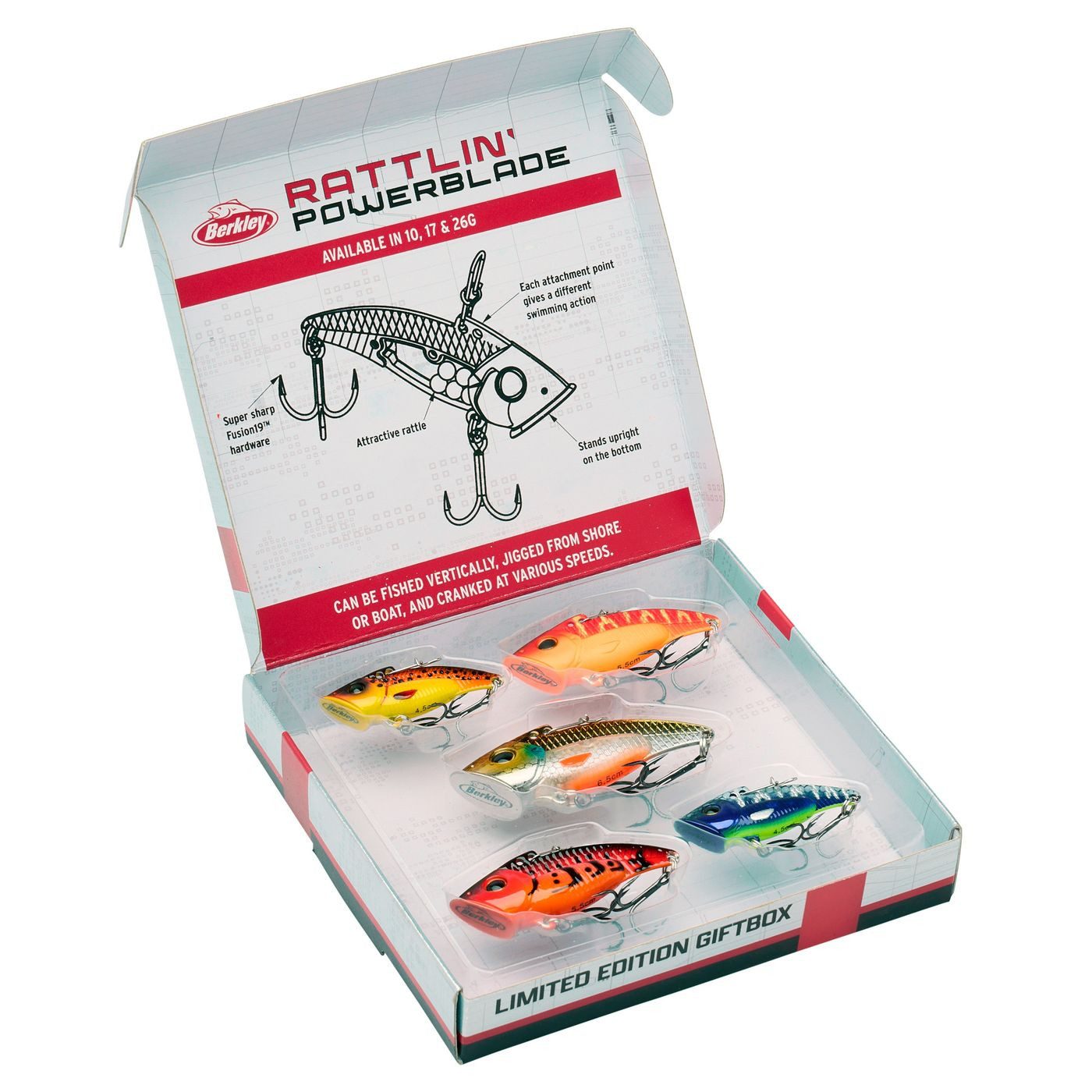 Berkley Kunstköder Berkley Rattling PowerBlade Gift Box Limited edition - Geschenkbox