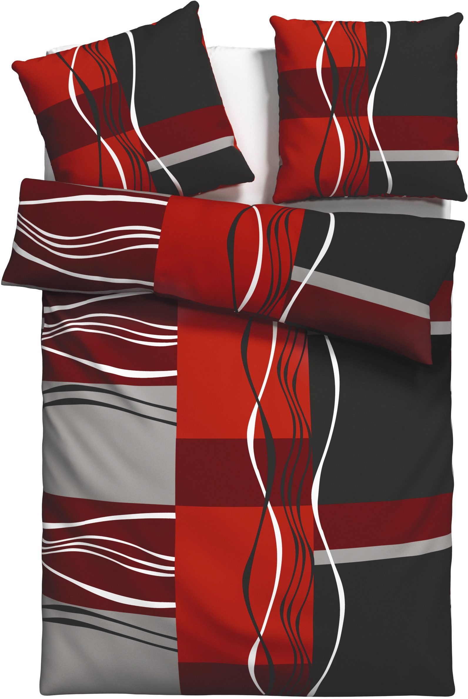 my home Bettwäsche Kelian, Polycotton recycelt, 2 teilig, in verschiedenen günstig online kaufen