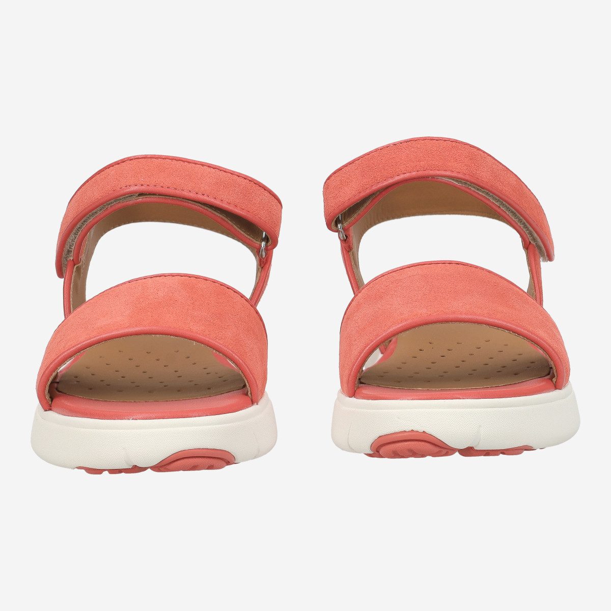 Geox GEOX NEBULA 2.0, Sandaletten, Rot(Korall), Damen Sandalette