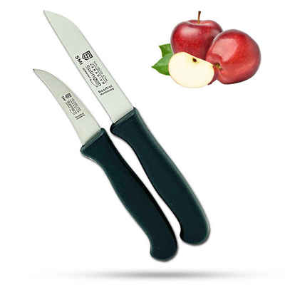 SMI Obstmesser 2 Stück Schälmesser Solingen Gemüsemesser Obstmesser gebogen / gerade