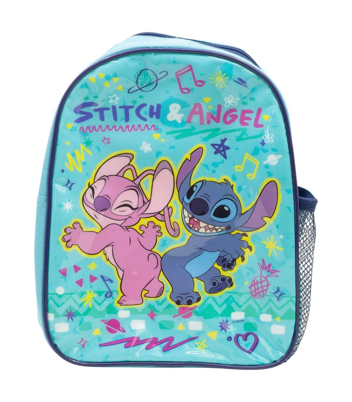 Disney Brottasche Stitch Lunchbag Kinder Isoliertasche mit Tragegriff und Schultergurten, Polyester, (Packung)