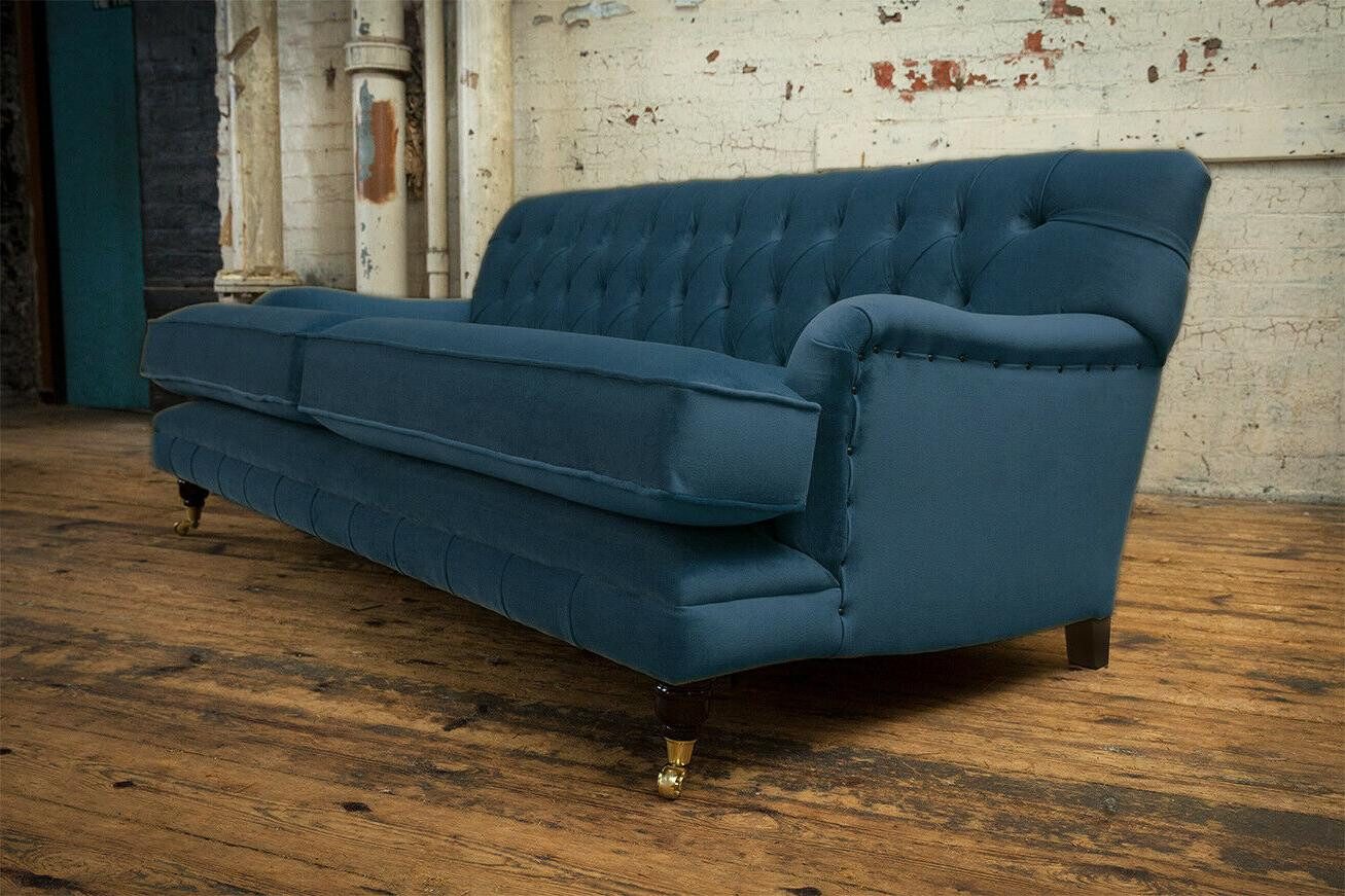 Blue chesterfield sofa argos discount