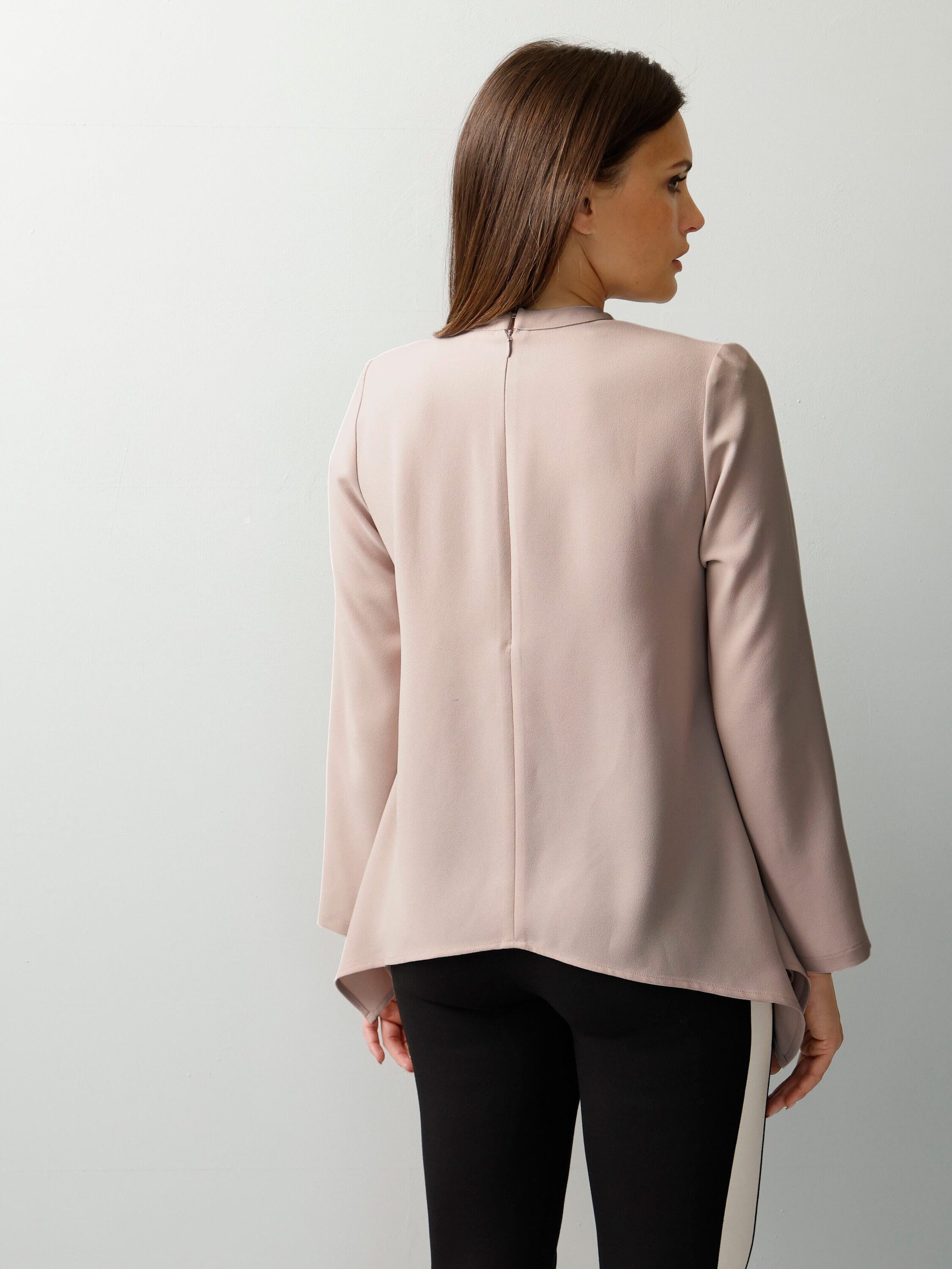 Alba Moda Langarmbluse Oversizedbluse mit Cutout