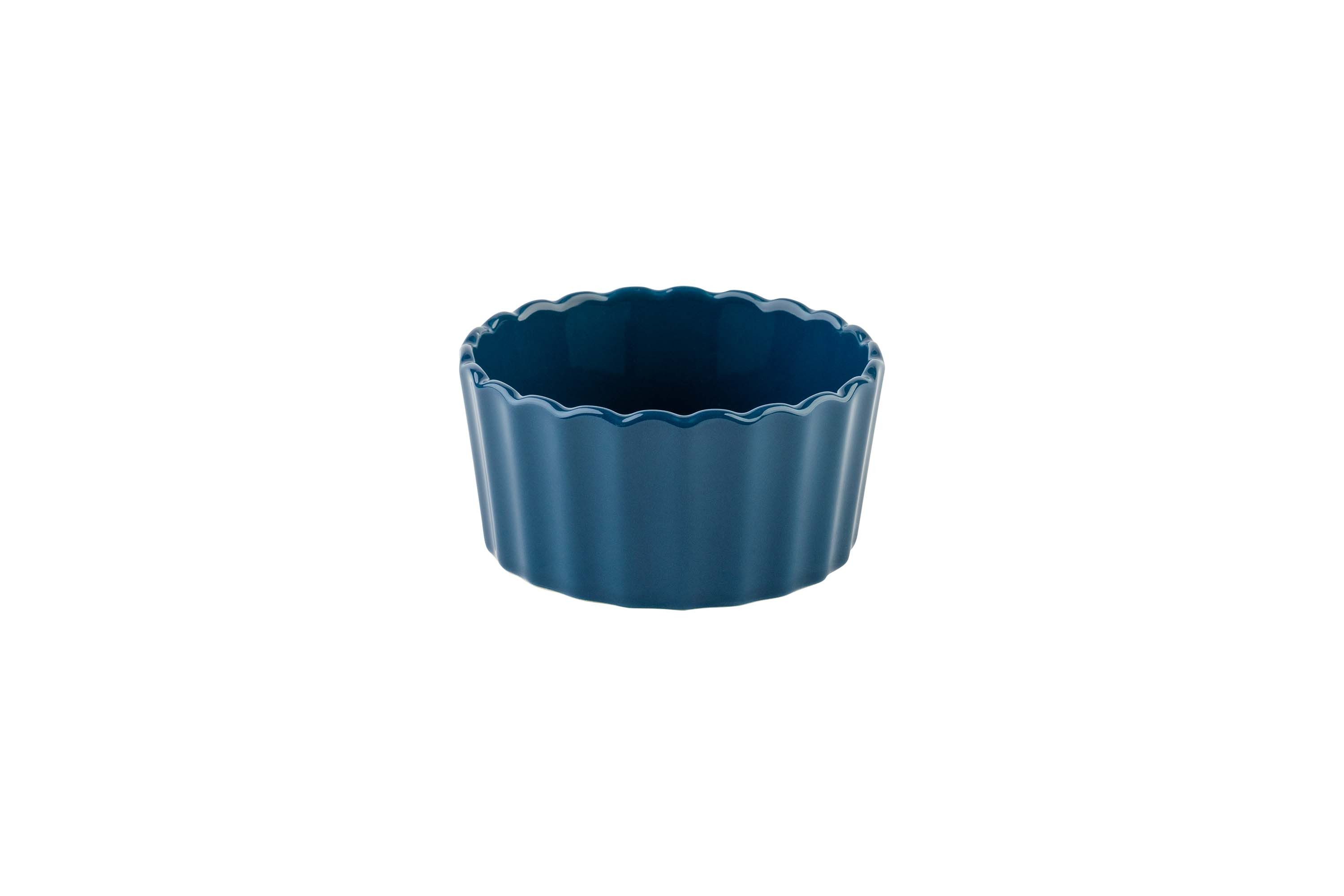 Sallys Auflaufform - Stoneware Ofenform rund 4er Set 10 cm - aus natürlichen Materialien