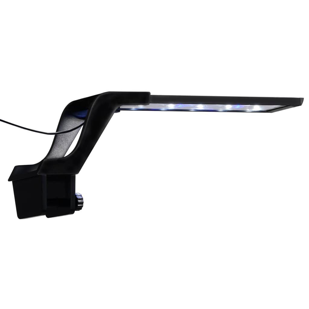 vidaXL LED Aquariumleuchte LED-Aquariumleuchte mit Klemme 25-45 cm Blau und Weiß