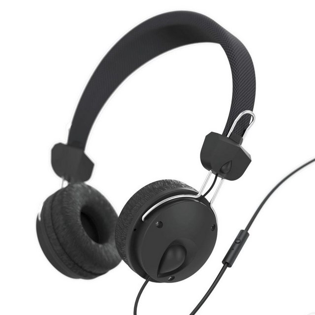 Hama »Kopfhörer Fun4Phone , On Ear, Mikrofon, Schwarz Einseitige Kabelführung« On Ear Kopfhörer  - Onlineshop OTTO