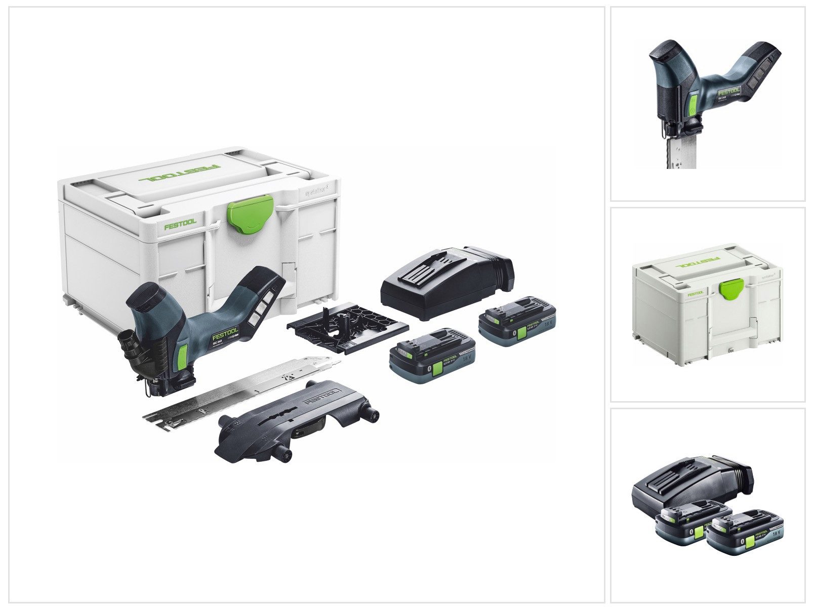 FESTOOL Kompakt-Handkreissäge ISC 240 HPC 4,0 EBI-Plus Akku Dämmstoffsäge 18 V 240 mm (576569) +