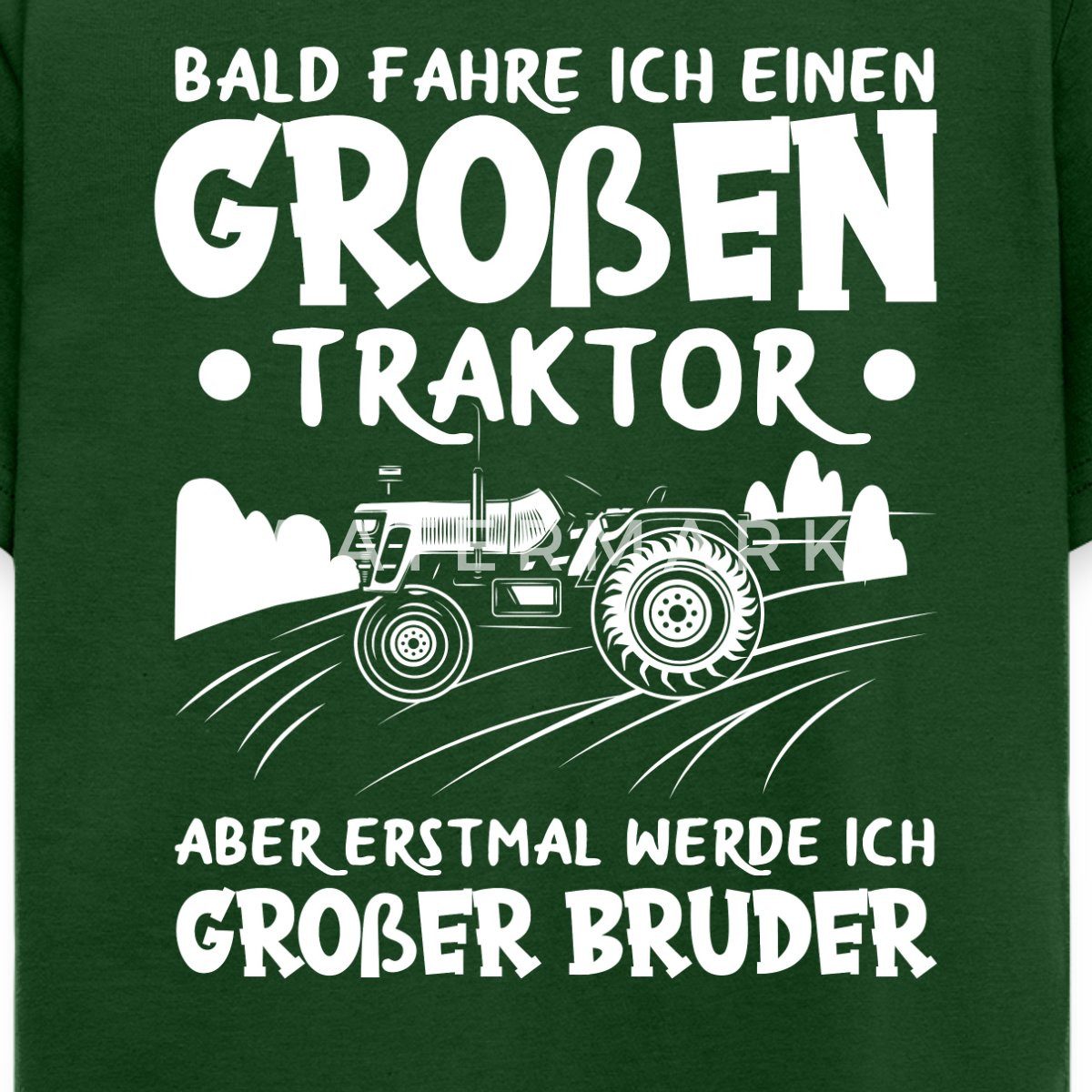 Spreadshirt T-Shirt Ich Werde Großer Bruder Traktor Geschenk Kinder T-Shirt (1-tlg) Fällt klein aus. Wir empfehlen, eine Größe größer zu bestellen. – Bild 2 von 5