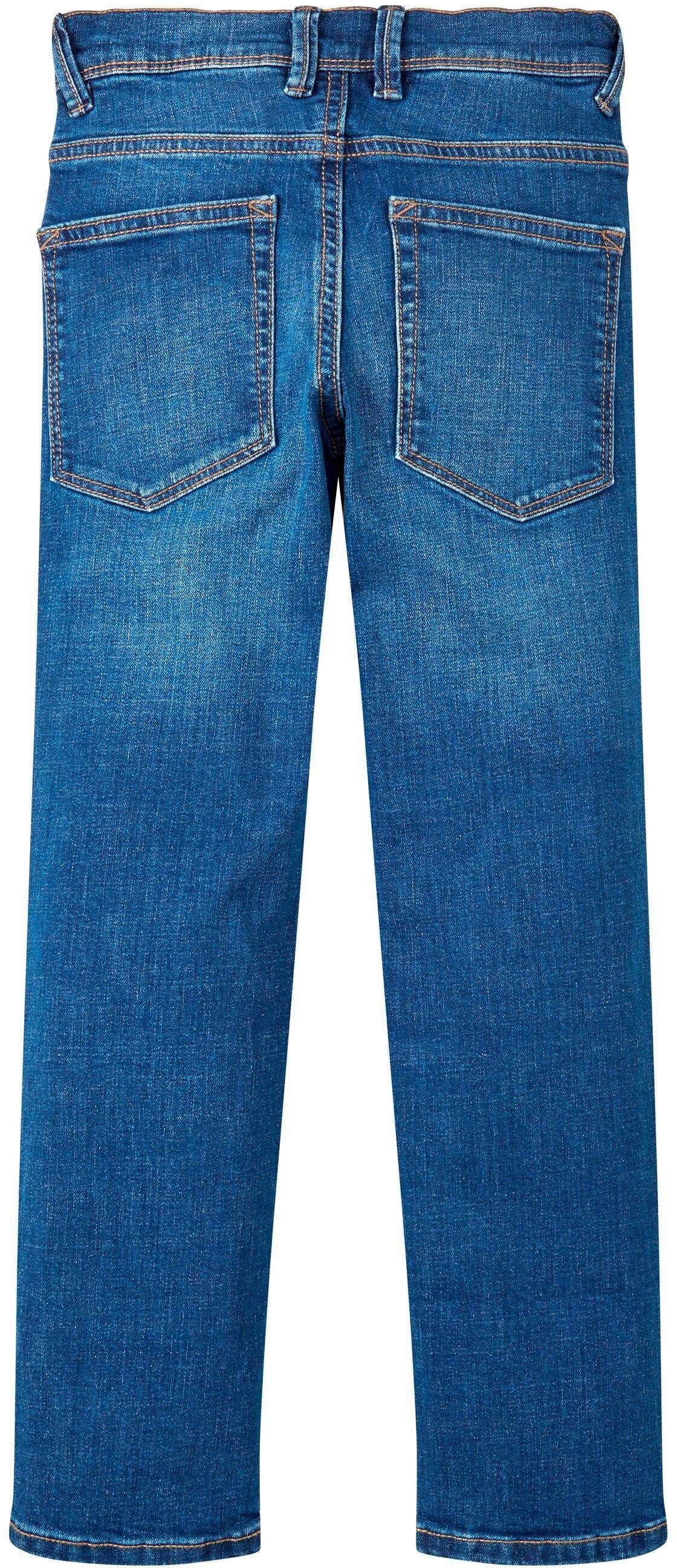 TOM TAILOR Slim-fit-Jeans mit Reißverschluss und Knopf- Tim