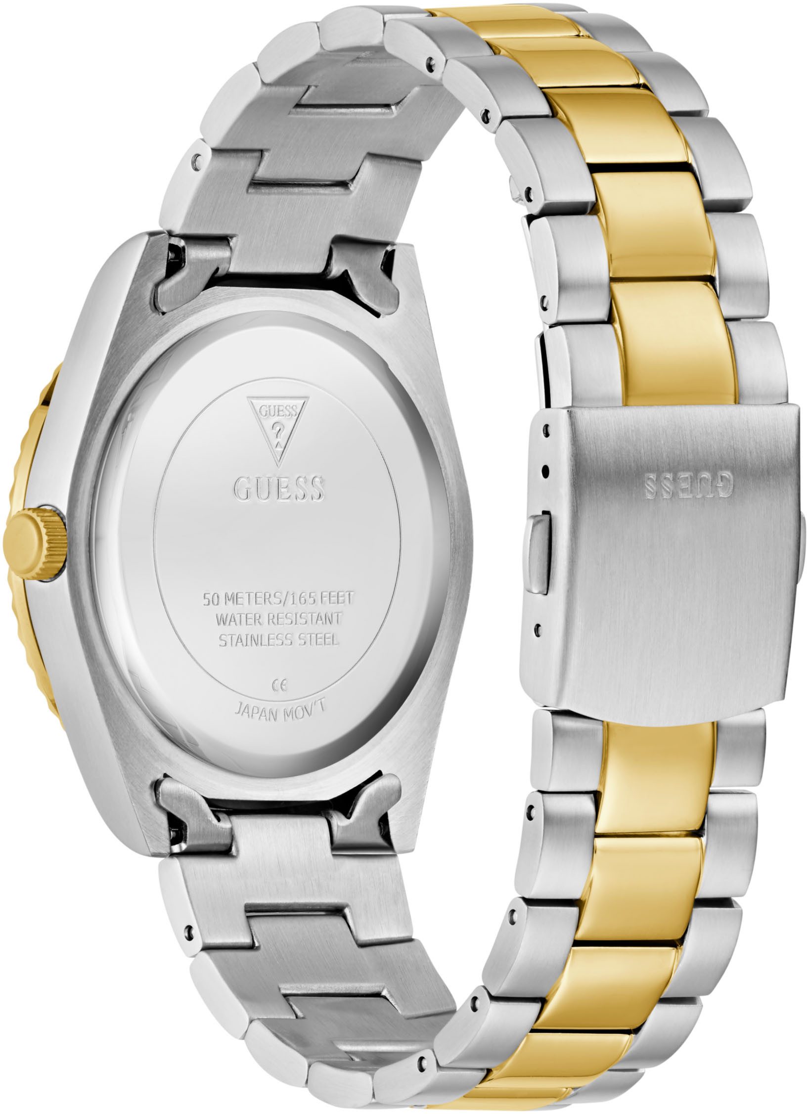 Guess Quarzuhr CONNOISSEUR GW0265G15, Armbanduhr, Herrenuhr, Datum, Wochentag, Edelstahlarmband – Bild 4 von 4