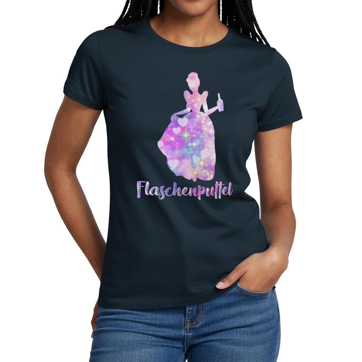T-Shirt JGA Frauen, Flaschenputtel Frauen T-Shirt