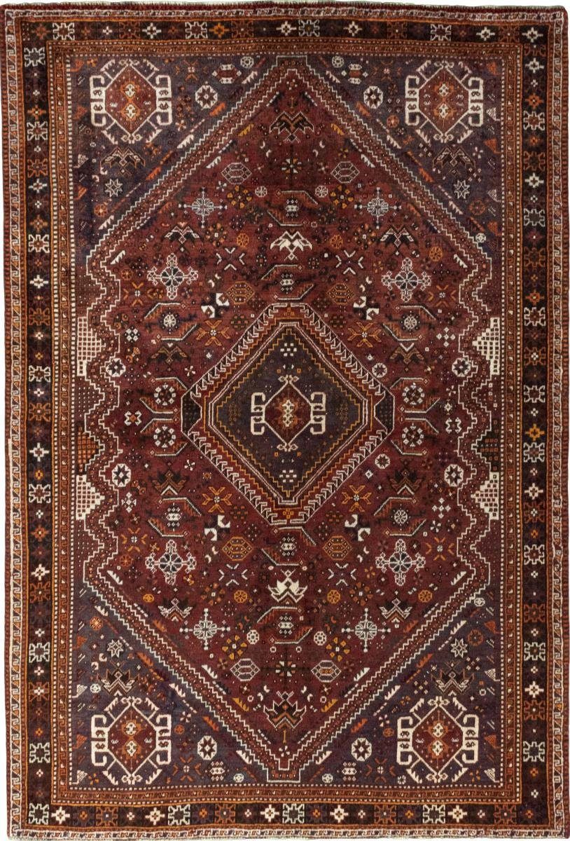 Orientteppich Shiraz 176x259 Handgeknüpfter Orientteppich / Perserteppich, Nain Trading, rechteckig, Höhe: 10 mm