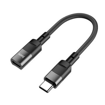 HOCO Adapter Typ C auf iPhone -Anschluss 8-polig U107 10cm schwarz USB-Adapter