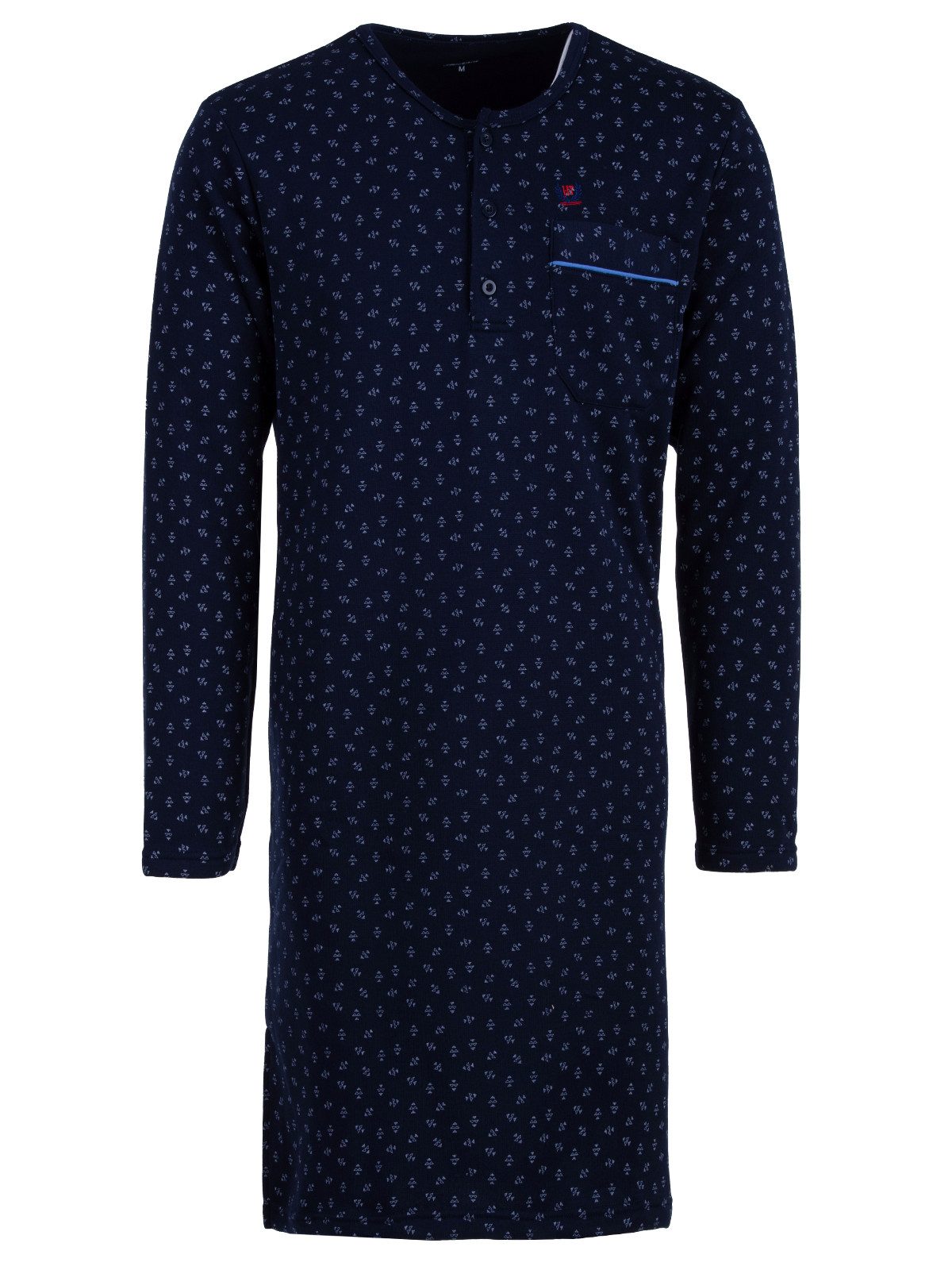 Henry Terre Nachthemd Thermo Nachthemd - Triangles günstig online kaufen