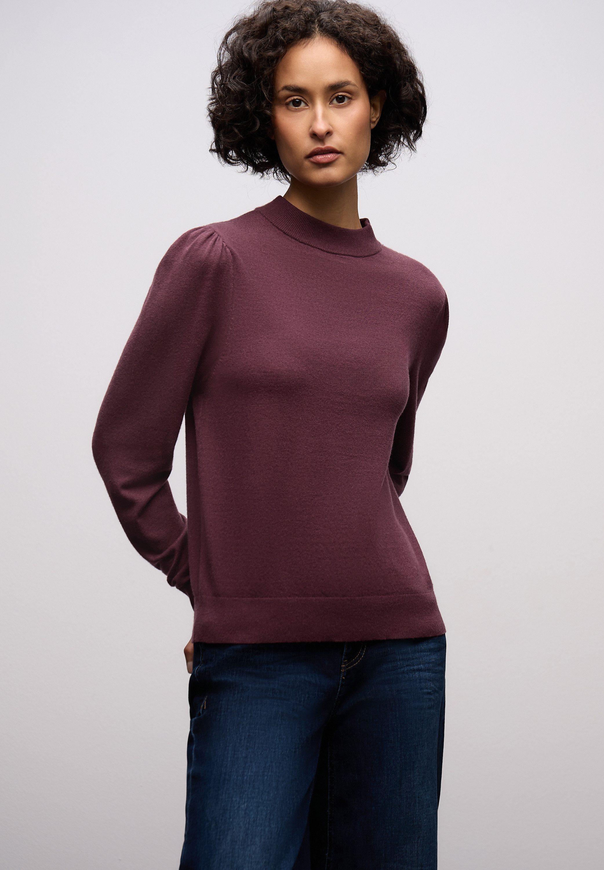 STREET ONE Strickpullover mit Strick-Detail günstig online kaufen
