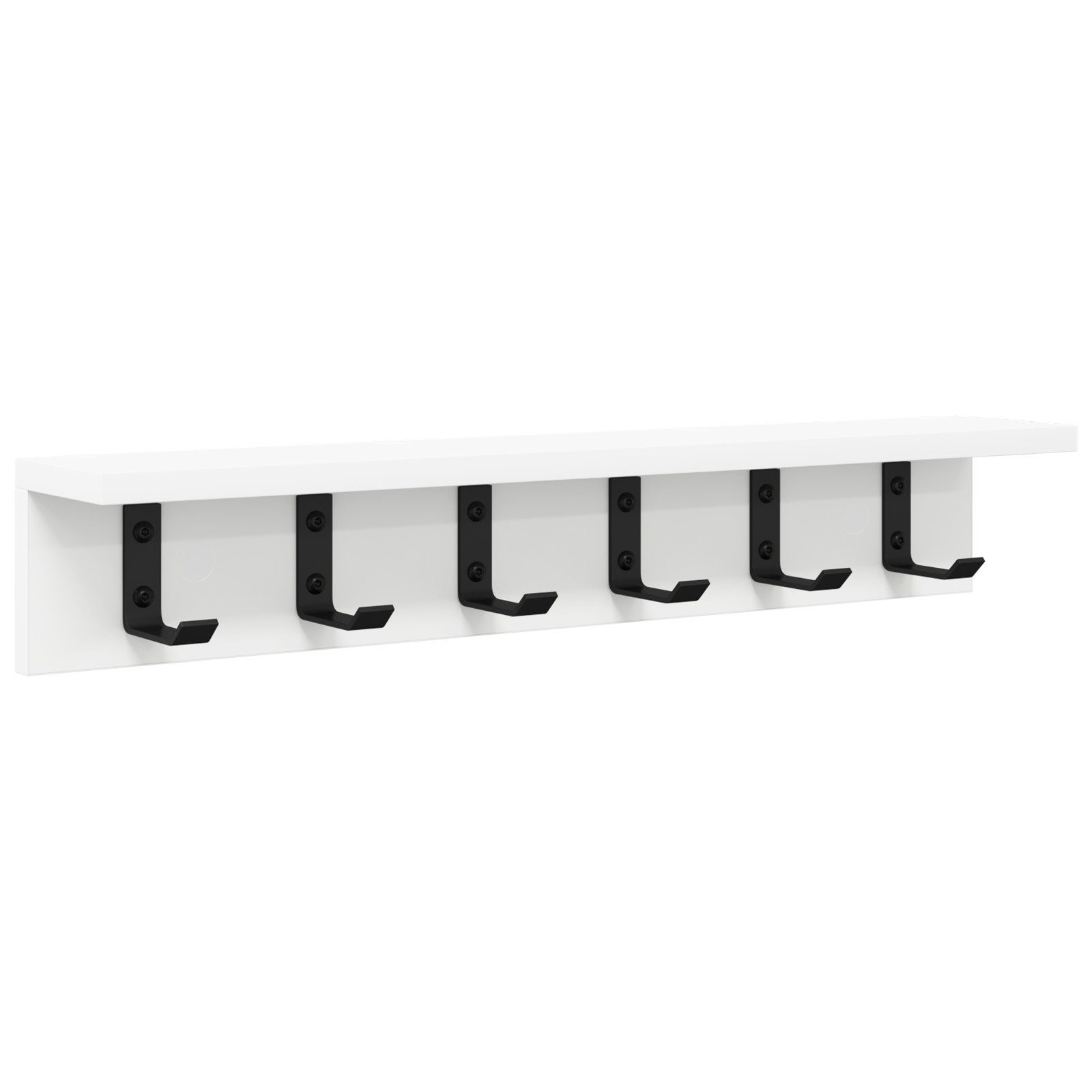 vidaXL Regal Wandmontierter Kleiderständer Weiß 60 günstig online kaufen
