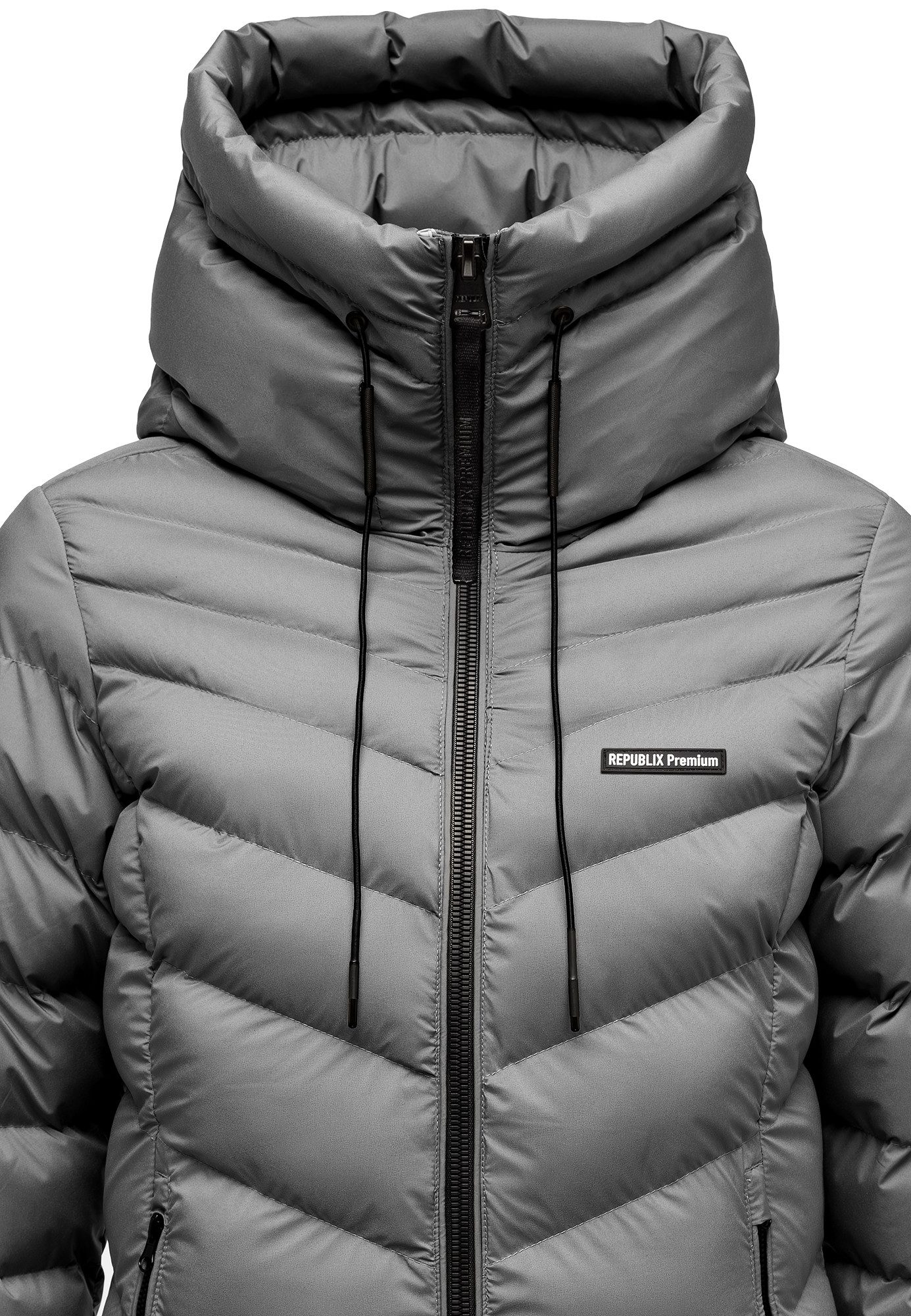 REPUBLIX Winterjacke KAIA Damen Gefütterte Winter Jacke Mantel Parka mit großer Kapuze
