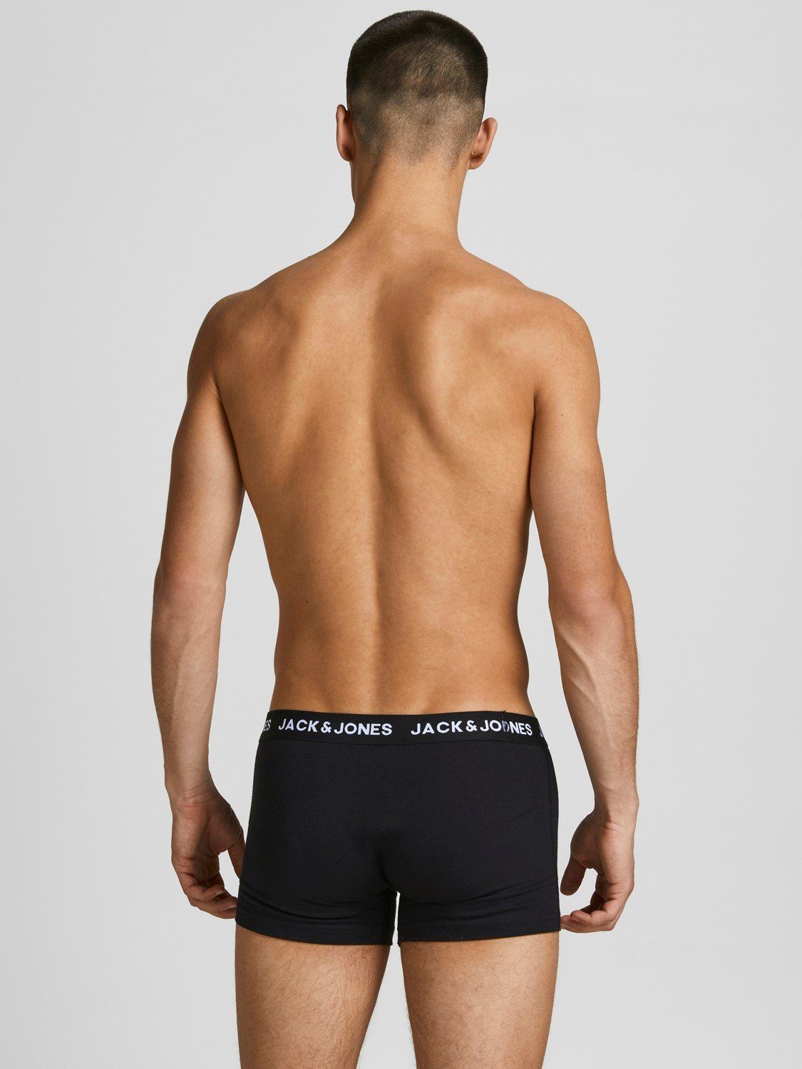 Jack & Jones Boxershorts Set 5er Pack Trunks Boxershorts Stretch für Herren (5-St) Baumwolle Normal Fit gestreift atmungsaktiv Pull-on – Bild 5 von 5