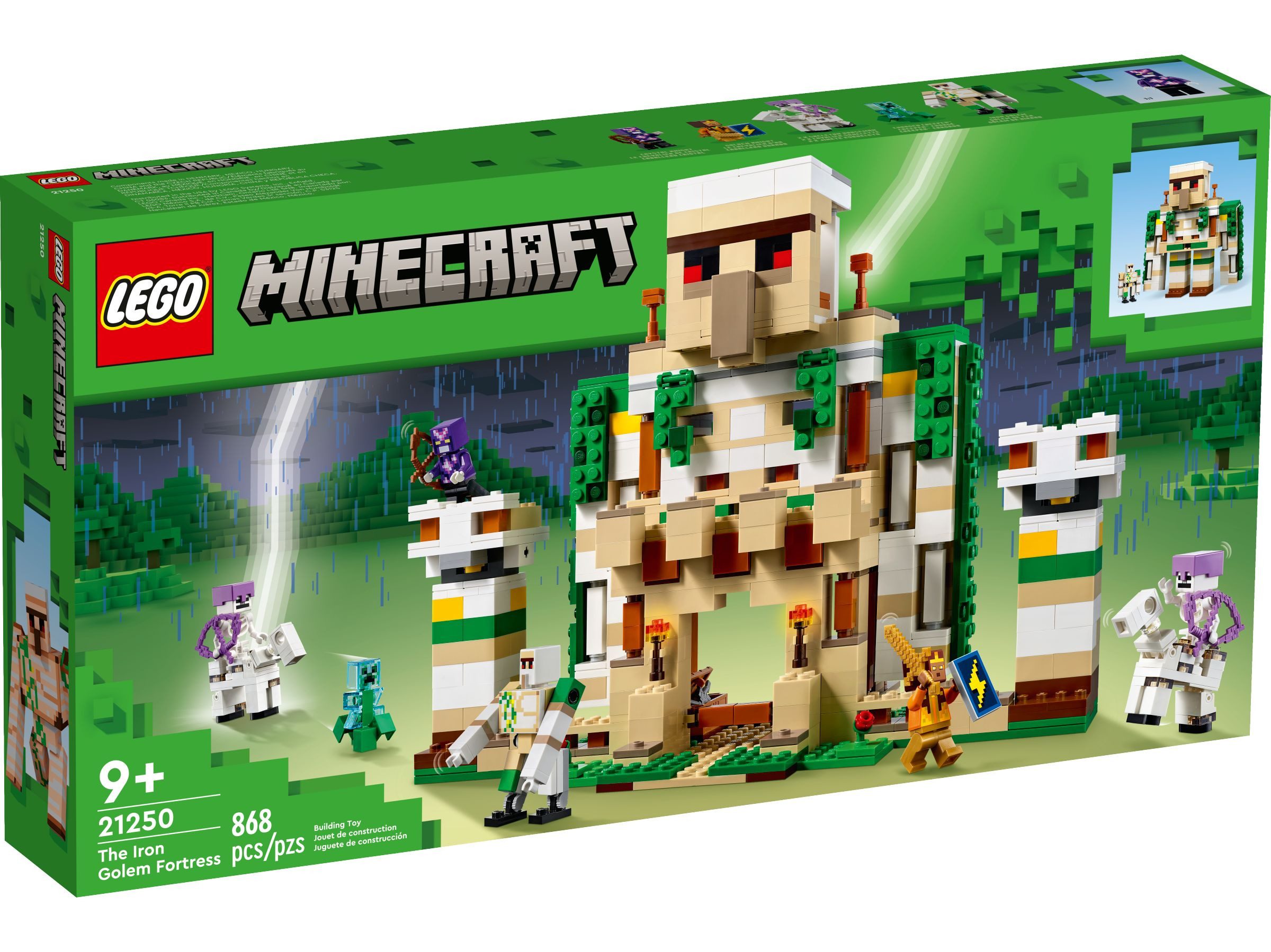 LEGO® LEGO® Minecraft 21250 Die Eisengolem-Festung Konstruktionsspielsteine günstig online kaufen