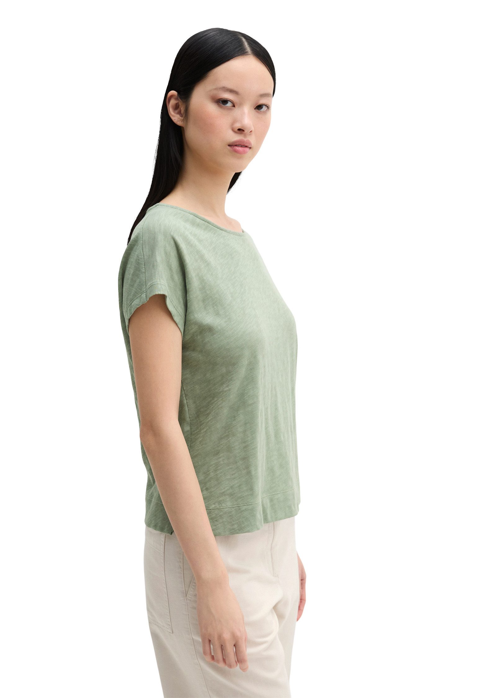Marc O'Polo T-Shirt aus weichem Baumwoll-Slub-Jersey günstig online kaufen