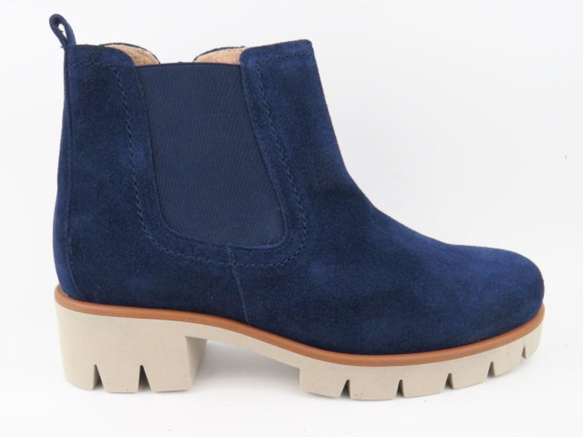 Gabor Velour Flausch marine Stiefelette günstig online kaufen