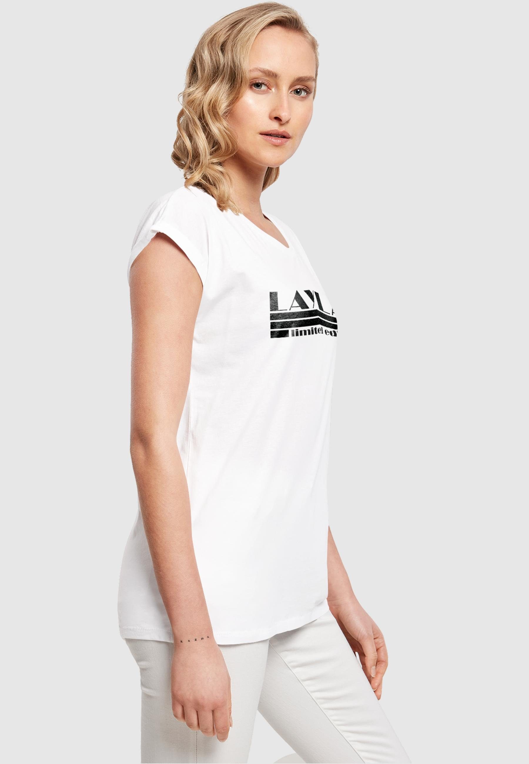 Merchcode T-Shirt Damen Limited - (1-tlg) Edition Layla T-Shirt Ladies white