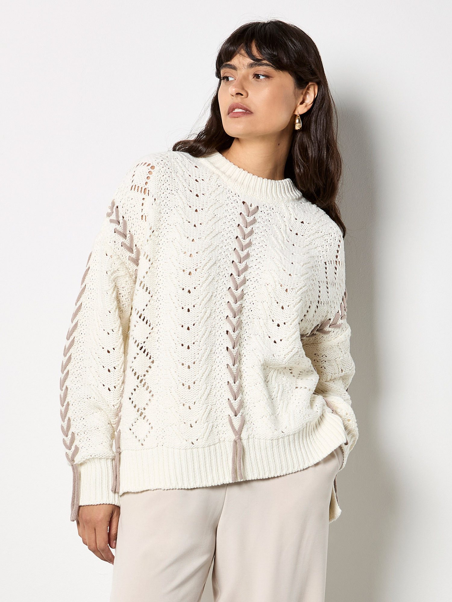 Apricot Strickpullover