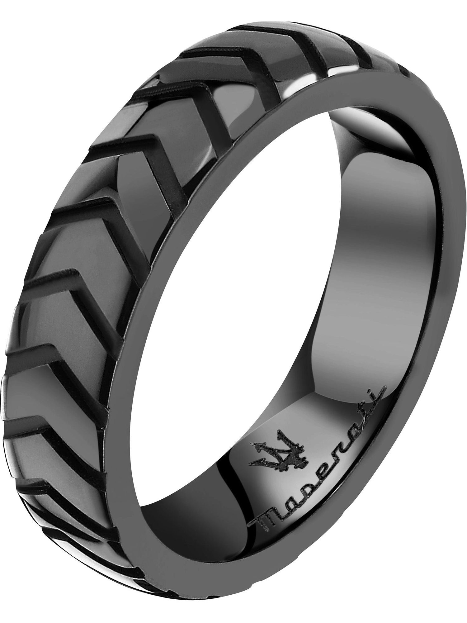 MASERATI Fingerring Maserati Herren-Herrenring Keramik