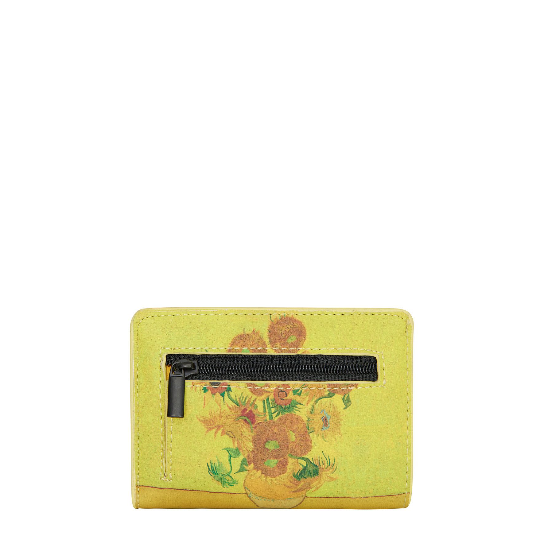 NEW REBELS Geldbörse Smart Wallet – Van Gogh Sonnenblumen, Künstlerisches Portemonnaie