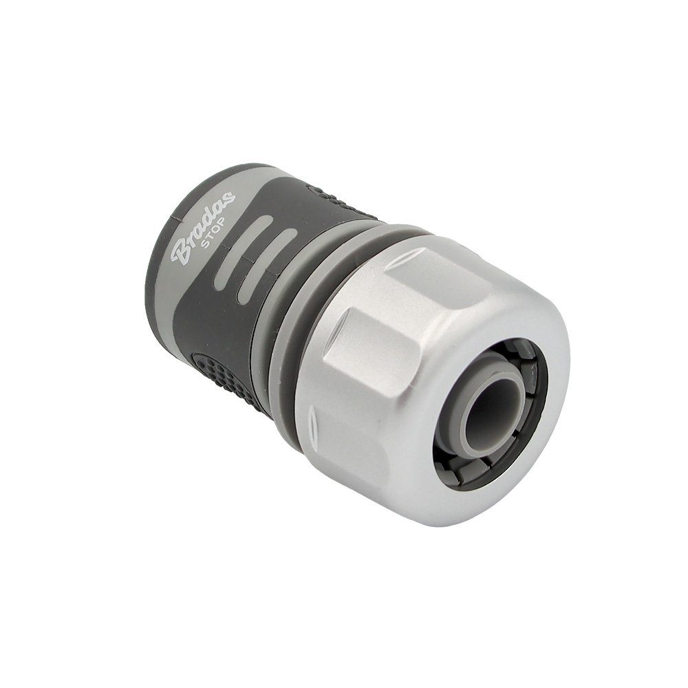 Schlauchadapter PVC Schlauchstück 3/4" Schlauch Wasserstop Steckkupplung