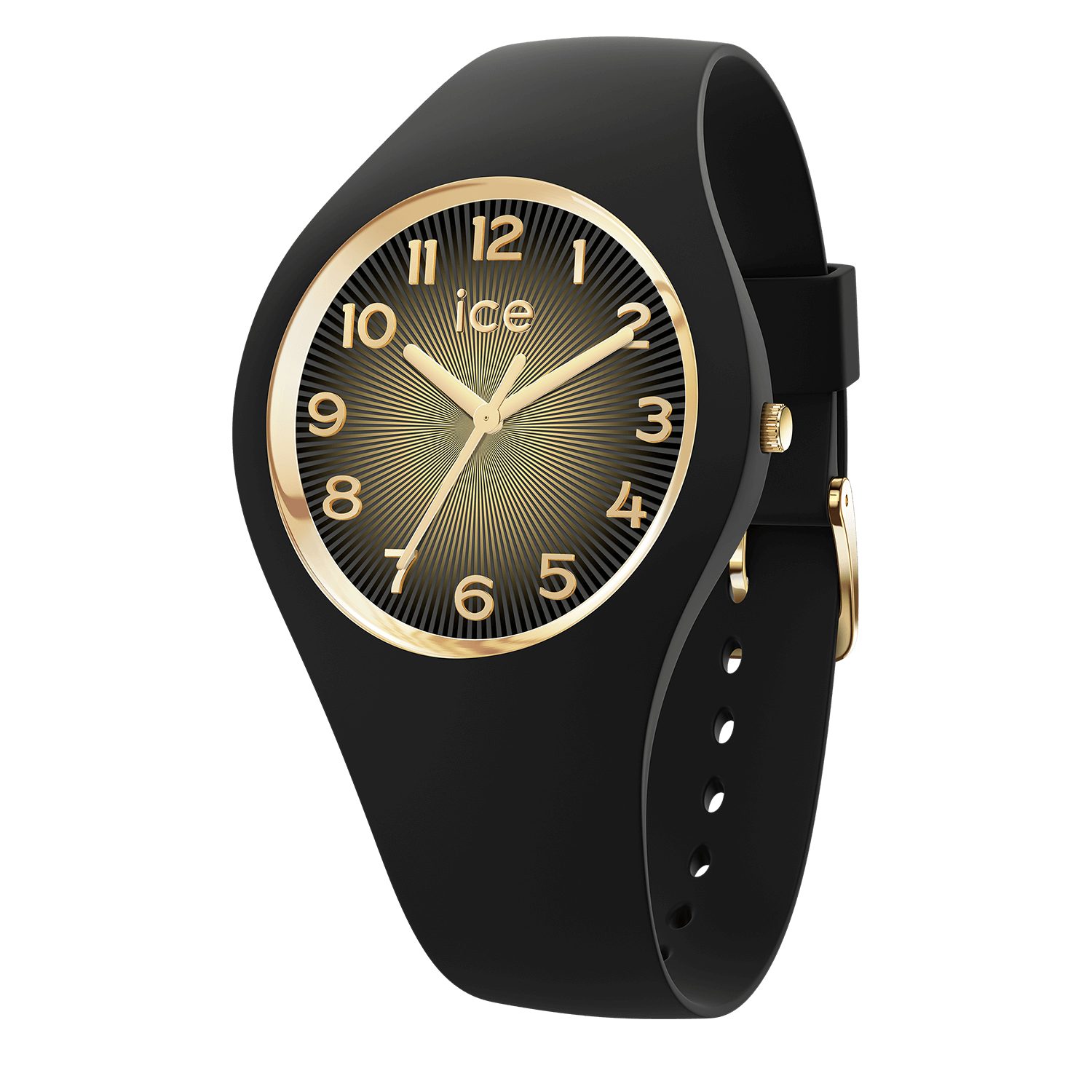 ice-watch Quarzuhr ICE champagne 025258, Armbanduhr, Damenuhr, Silikonarmband, analog