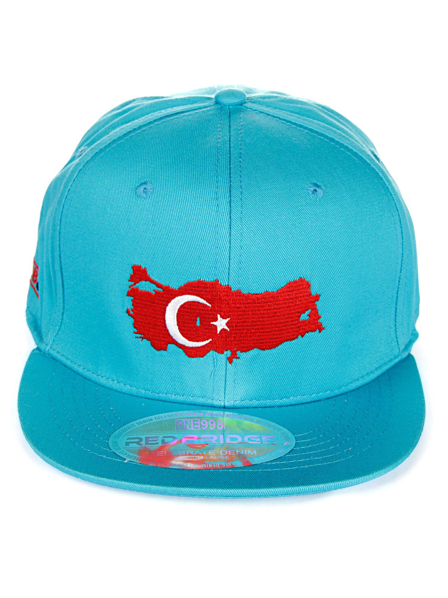 RedBridge Baseball Cap Furham mit Türkei-Stickerei türkis