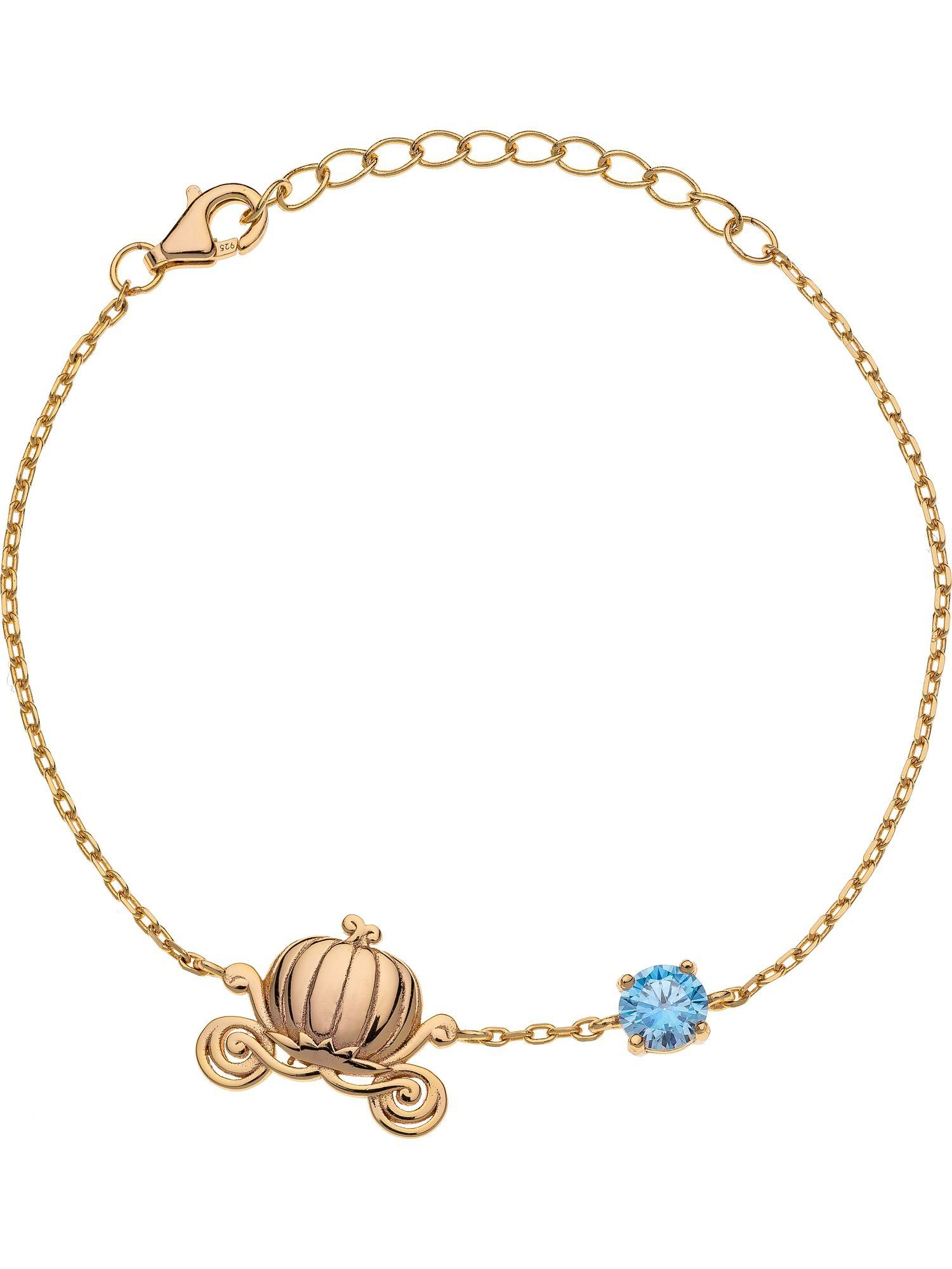 DISNEY Jewelry Silberarmband Disney Mädchen-Armband 925er Silber 1 Kristall, Modern