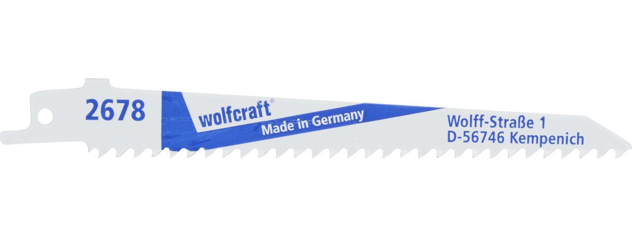 Wolfcraft Säbelsägeblatt Wolfcraft Säbelsägeblatt 150 mm Bi-Metall