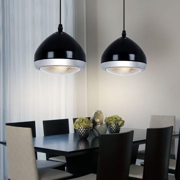 Brilliant Pendelleuchte, Leuchtmittel nicht inklusive, Pendelleuchte Küchenlampe schwarz Hängelampe Wohnzimmer