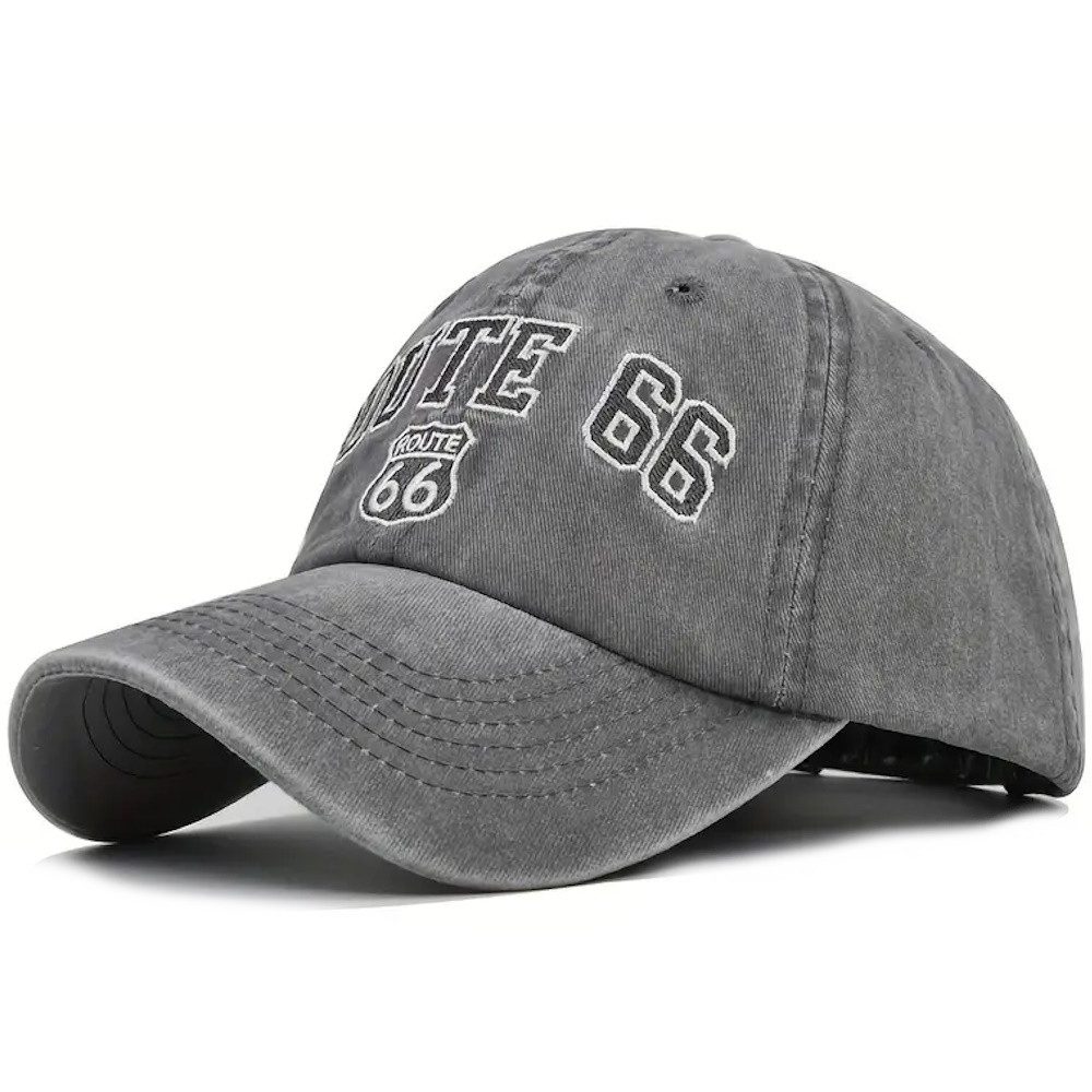 Sporty Baseball Cap Trucker Baseballcap Route 66 USA Travel Cotton Cap